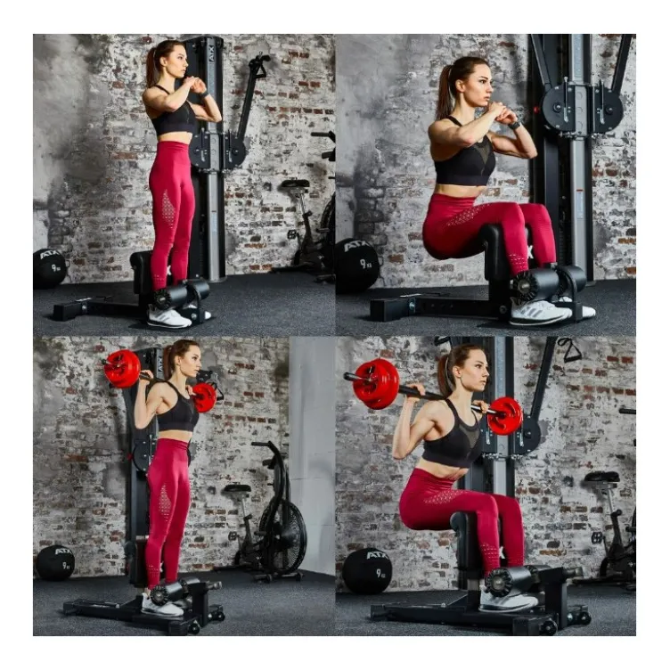 Sissy squat professionnel ATX pour entraînement des fessiers et des cuisses