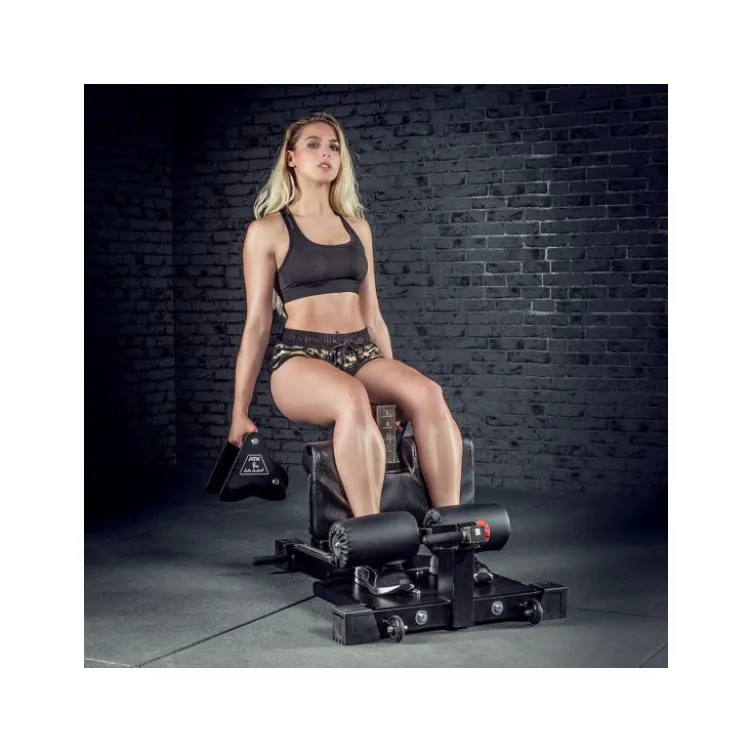 Sissy squat professionnel ATX pour entraînement des fessiers et des cuisses