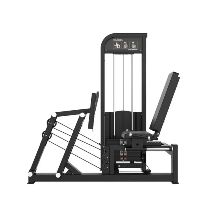 Sélectorized leg press Titanium Strength à colonne de poids 120 kg Élite Séries EL-S51 - Siège et dossier ajustables