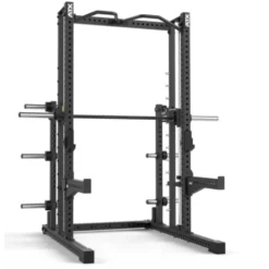 Smith machine ATX série 700 avec poulie à charge libre -Guidage précis et fluide avec supports de rangement multiples intégrés