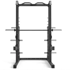 Smith machine ATX série 700 avec poulie à charge libre -Guidage précis et fluide avec supports de rangement multiples intégrés