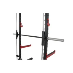 Smith machine 215 cm avec barre guidée et crochets en J - Capacité de charge 272 kg - Titanium Strength RM10