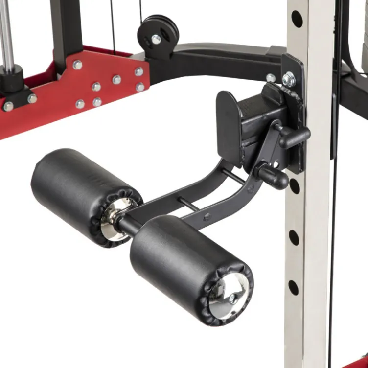 Smith machine de musculation avec colonnes de poids et barre guidée pour entraînement complet en salle de sport professionnelle