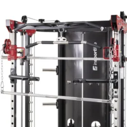 Smith machine de musculation avec colonnes de poids et barre guidée pour entraînement complet en salle de sport professionnelle