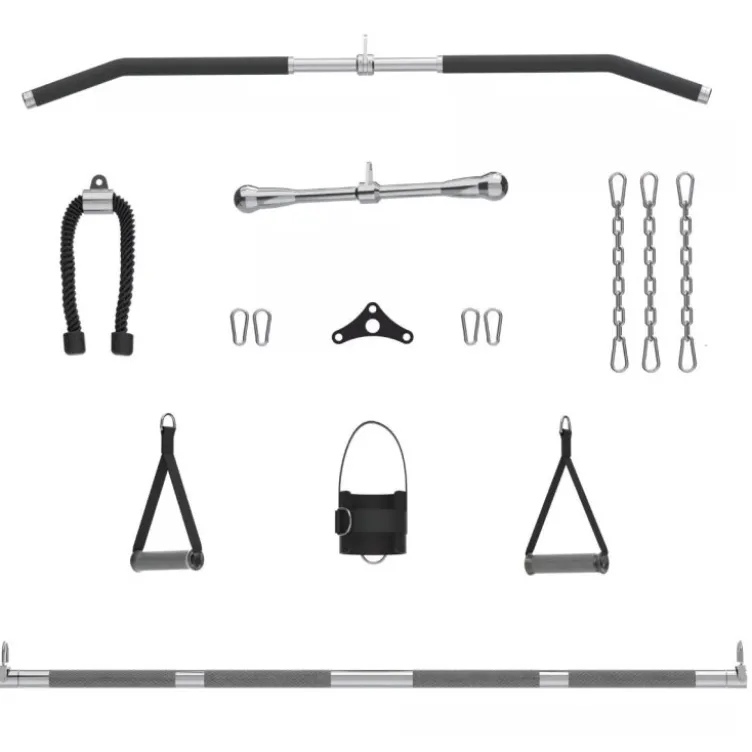Smith machine à double poulie réglable avec colonnes de poids 2 x 90 kg Titanium Strength FT90 - Structure pliable