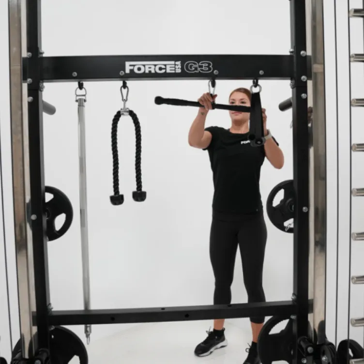 Smith machine FORCE USA G3 V2 pour training complet à domicile