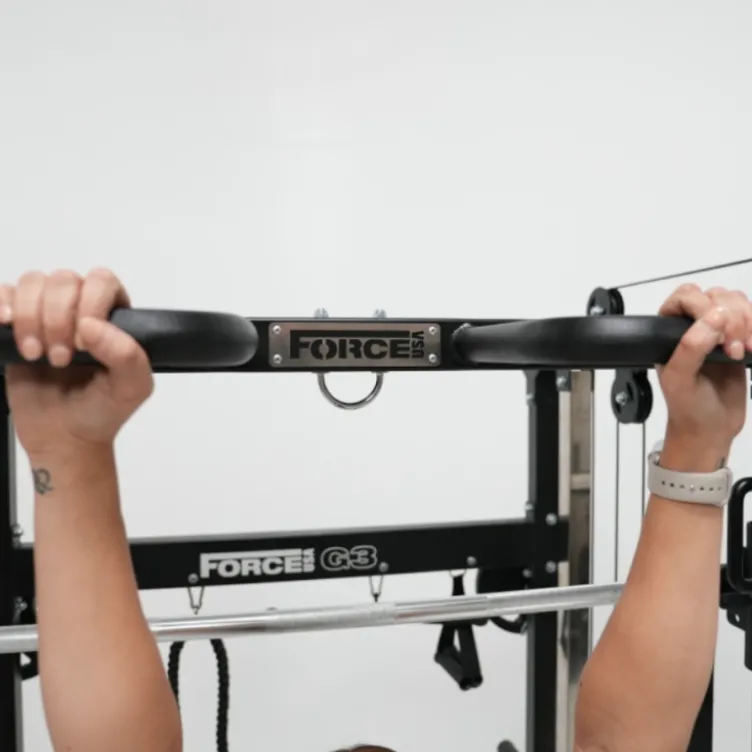 Smith machine FORCE USA G3 V2 pour training complet à domicile