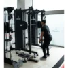 Smith Machine Multifonctionnelle avec doubles poulies et colonnes de poids 2 x 120 kg - B500 PRO Titanium Strength Elite Series