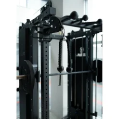 Smith Machine Multifonctionnelle avec doubles poulies et colonnes de poids 2 x 120 kg - B500 PRO Titanium Strength Elite Series
