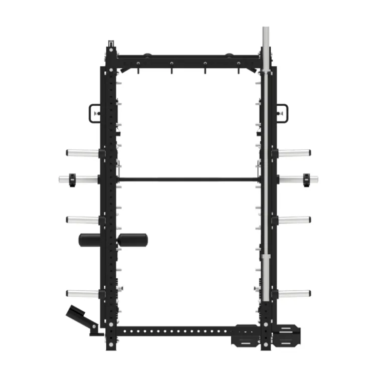 Smith Machine Multifonctionnelle avec doubles poulies et colonnes de poids 2 x 120 kg - B500 PRO Titanium Strength Elite Series
