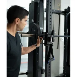 Smith Machine Multifonctionnelle avec doubles poulies et colonnes de poids 2 x 120 kg - B500 PRO Titanium Strength Elite Series