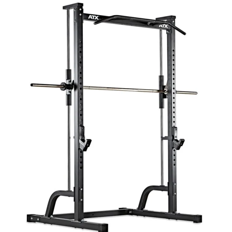 Smith machine multi-press avec poste à tractions et barre guidée ATX