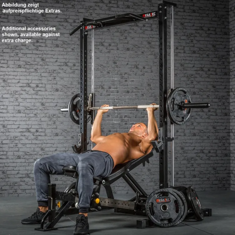 Smith machine multi-press avec poste à tractions et barre guidée ATX