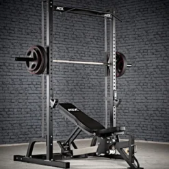 Smith machine multi-press avec poste à tractions et barre guidée ATX