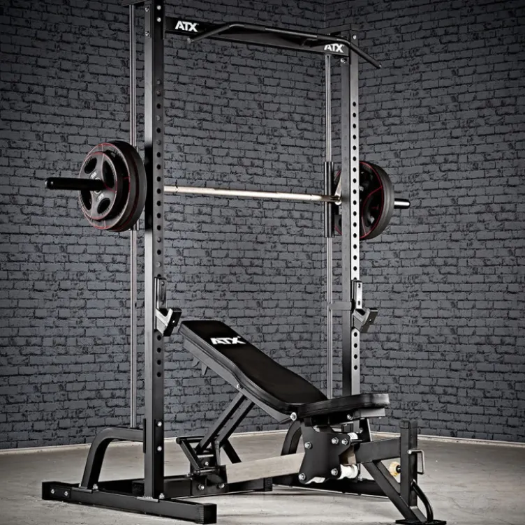 Smith machine multi-press avec poste à tractions et barre guidée ATX