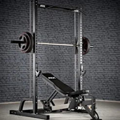 Smith machine multi-press avec poste à tractions et barre guidée ATX