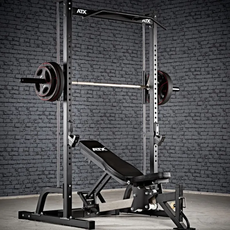 Smith machine multi-press avec poste à tractions et barre guidée ATX