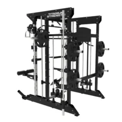 Smith machine multi-équipée de musculation avec accessoires divers - Training complet en homegym - B100 V2