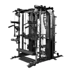 Smith machine multi-équipée G20 Force USA avec station de tirage Lat Pull Down Low Row et poste à dips