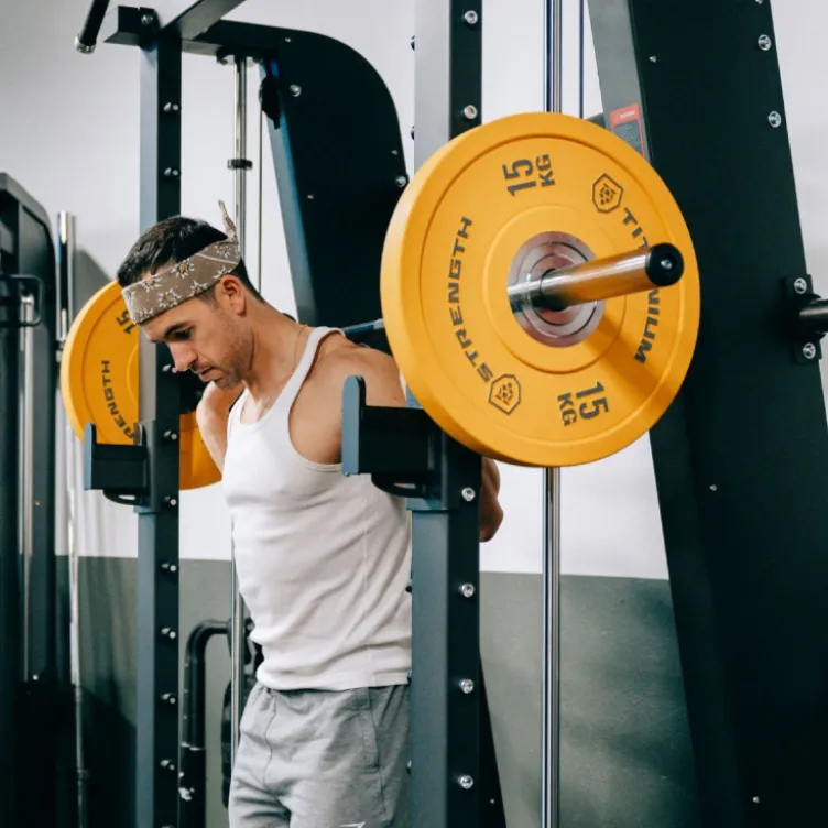 Smith Machine professionnelle pour salle de sport - Capacité de charge 300 kg - Titanium Strength Elite Serie