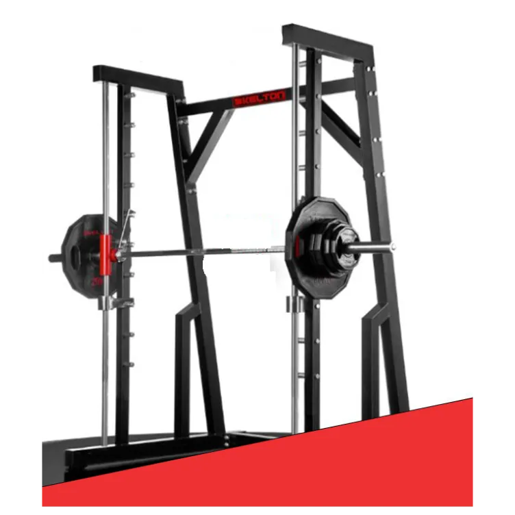 Smith Machine professionnelle avec barre libre et capacité de charge extrême 800 kg