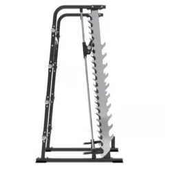 Smith machine Titanium Strength RXS - Power station avec barre guidée et half rack