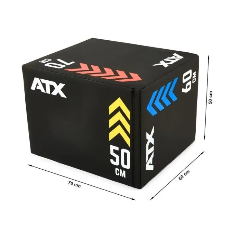 Soft Plyobox ATX 3 en 1 crosstraining 50 / 60 / 70 cm rembourrage en mousse