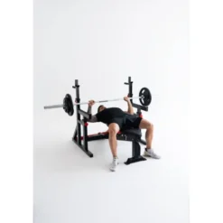 Squat et dip stand de musculation à hauteur et largeur ajustables pour homegym avec capacité de charge de 272 kg