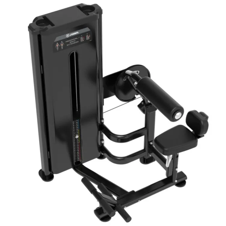 Station à Abdominaux et Lombaires avec colonne de poids 125 kg Black Series RX – Titanium Strength – BSRX-S39