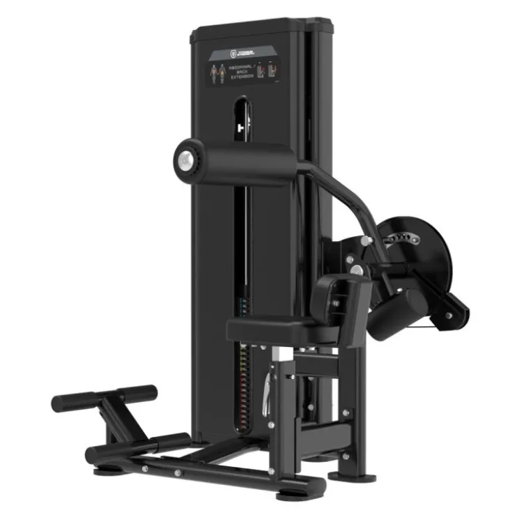 Station à Abdominaux et Lombaires avec colonne de poids 125 kg Black Series RX – Titanium Strength – BSRX-S39