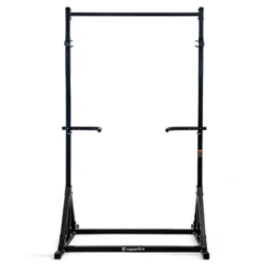 Station autoportante pour exercices de tractions et dips - Barre de traction réglable en hauteur et barres parallèles ajustables