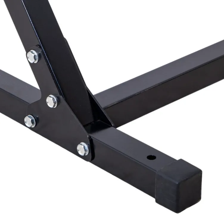Station autoportante pour exercices de tractions et dips - Barre de traction réglable en hauteur et barres parallèles ajustables