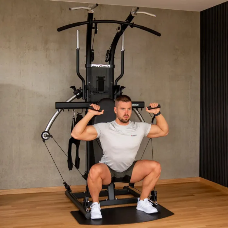 Station BioForce Extreme Pro Hammer avec technologie de résistance TNT - Assise et dossier ajustables
