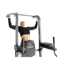 Station chaise romaine multipostes pour home gym - Power Tower pour training haut du corps - 115PM Titanium Strength