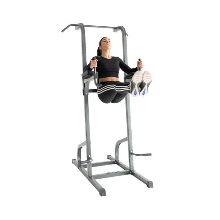 Station chaise romaine multipostes pour home gym - Power Tower pour training haut du corps - 115PM Titanium Strength