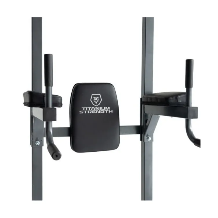 Station chaise romaine multipostes pour home gym - Power Tower pour training haut du corps - 115PM Titanium Strength