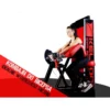 Station curl biceps à charges guidées ou libres avec barre multiprises et pupitre à biceps de qualité professionnelle
