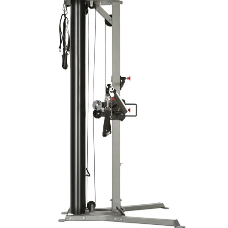 Station de musculation ATX à poulie double : Functional Trainer Autoportant colonne de poids 80 kg