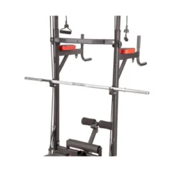 Station de musculation avec chaise romaine et banc de musculation - Divers câbles de tirage
