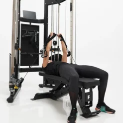 Station de musculation Functionnal Trainer Force USA à doubles poulies vis à vis réglables de 60 kg