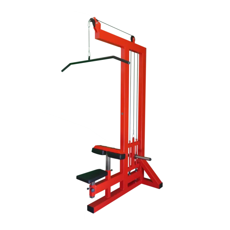 Station de musculation Lat Pulldown à charges libres pour séance complète haut du corps