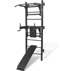 Station de musculation multifonctions tractions dips abdos
