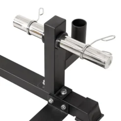 Station de musculation multipresse avec barre guidée réglable sur 12 positions et barre de traction multiprise