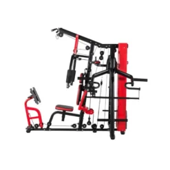 Station de musculation multipostes pour Home gym - Bras leviers et presse à cuisses