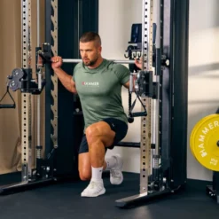 Station de musculation polyvalente avec double colonne de poids de 80 kg - Autark FT3