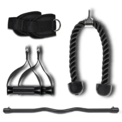 Station de musculation polyvalente avec double colonne de poids de 80 kg - Autark FT3