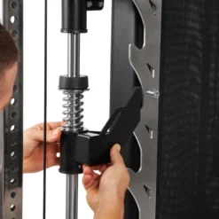 Station de musculation polyvalente avec double colonne de poids de 80 kg - Autark FT3