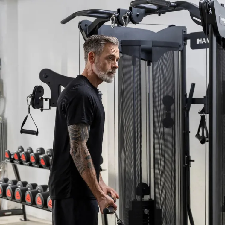 Station de musculation polyvalente 2 x 80 kg avec barre de traction et set d'accessoires - Compacte et complète pour homegym