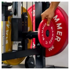 Station de musculation polyvalente Autark Hammer avec barre guidée et accessoires - Barre de traction multi-grip
