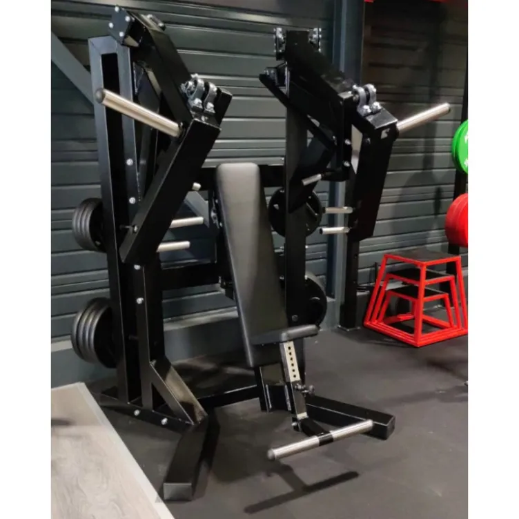 Station de musculation 2 postes en 1 Shoulder Press et Chest Press à charges libres avec siège inclinable